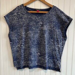 Women's Blue Top Vince Camuto size medium oversize boxy